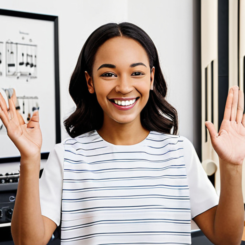 보컬트레이너 업무 환경 - Vocal Trainer's Studio**
"A bright and inviting vocal training studio, filled with musical instrume...